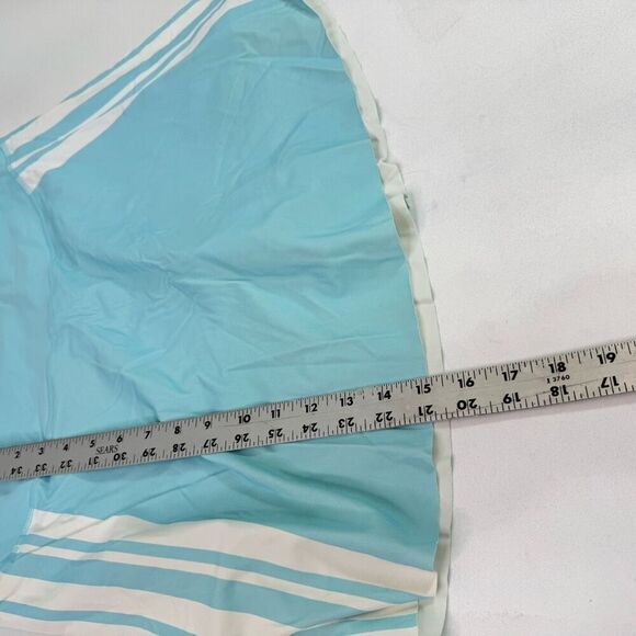 Addison Bay Skirt Skort Womens XL Blue Athletic Tennis Teal Pull On Flowy Stripe - Picture 3 of 8